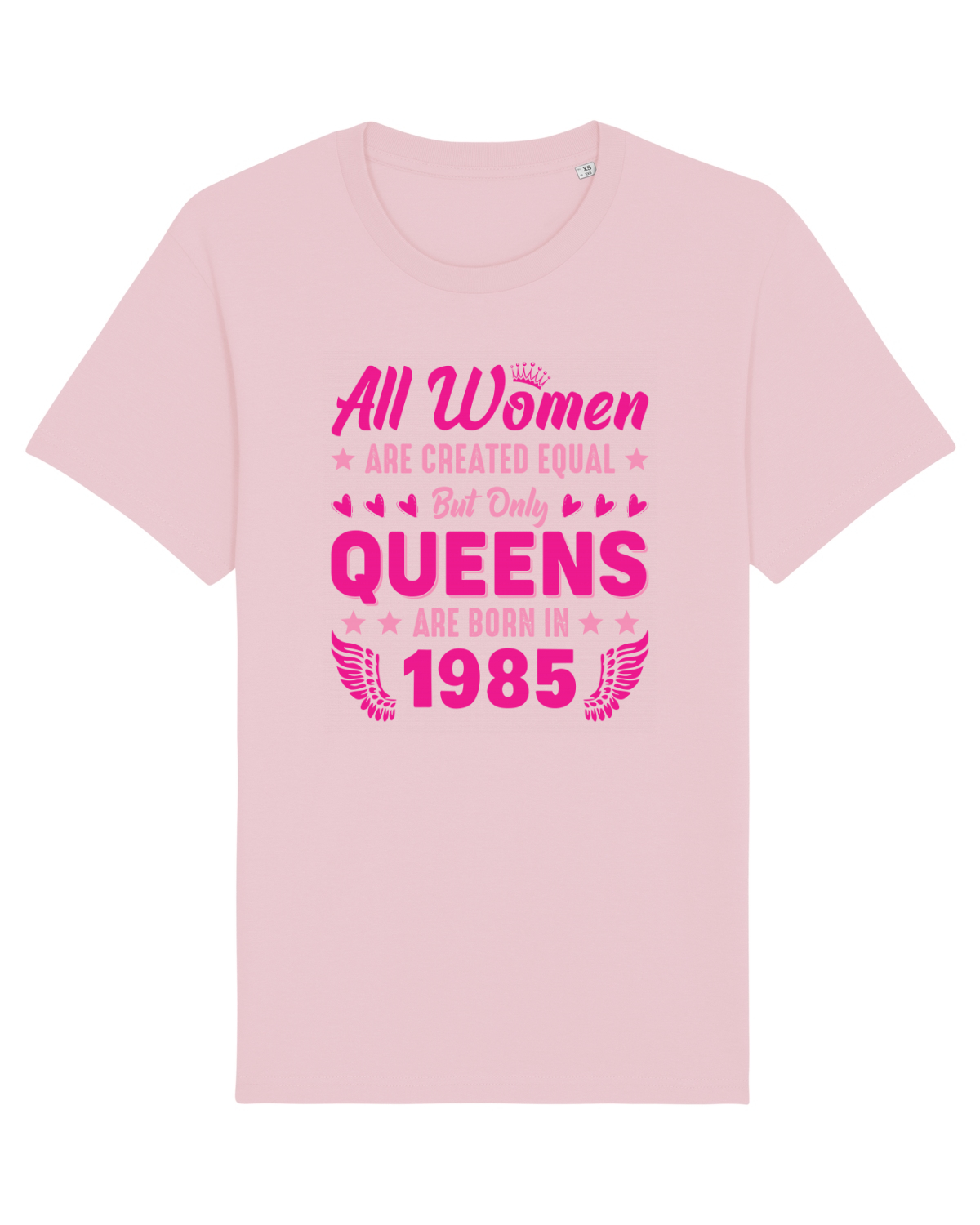 Tricou mânecă scurtă Unisex Rocker Cotton Pink