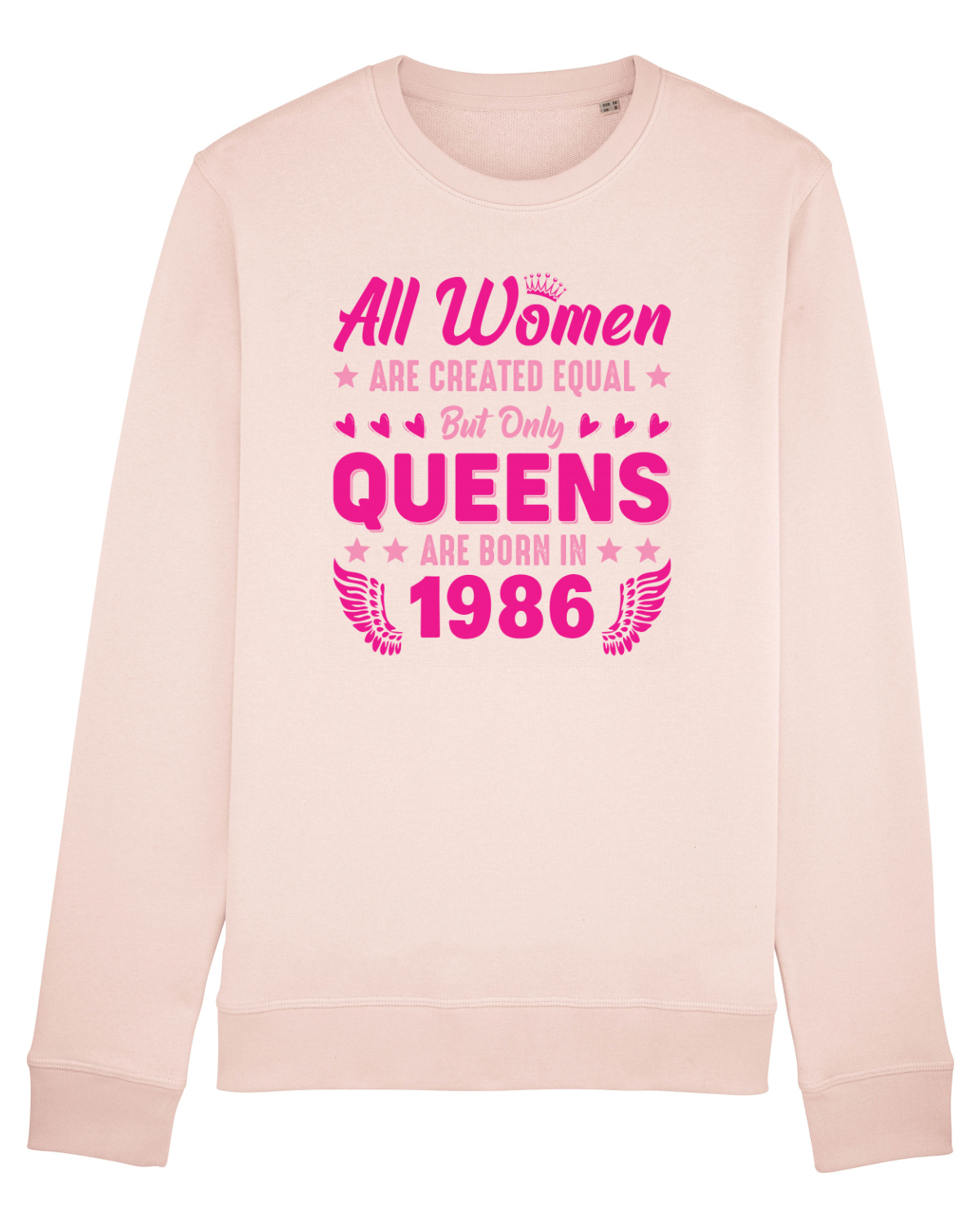Bluză mânecă lungă Unisex Rise Candy Pink