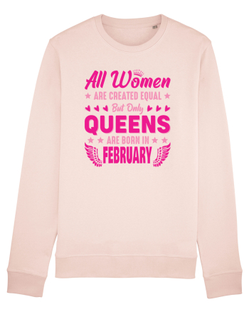 All Women Are Equal Queens Are Born In February Candy Pink