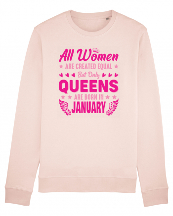 All Women Are Equal Queens Are Born In January Candy Pink