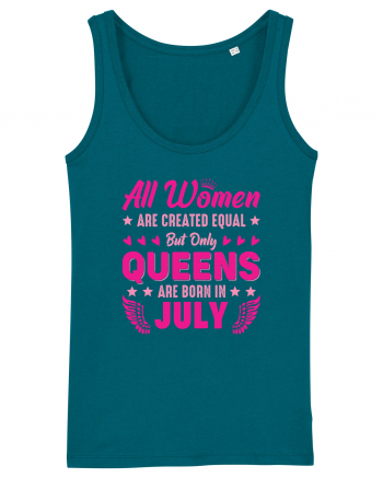 All Women Are Equal Queens Are Born In July Ocean Depth