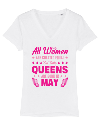 All Women Are Equal Queens Are Born In May White