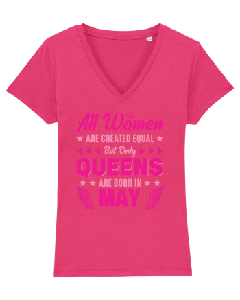 All Women Are Equal Queens Are Born In May Raspberry