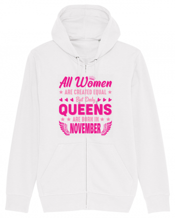 All Women Are Equal Queens Are Born In November White
