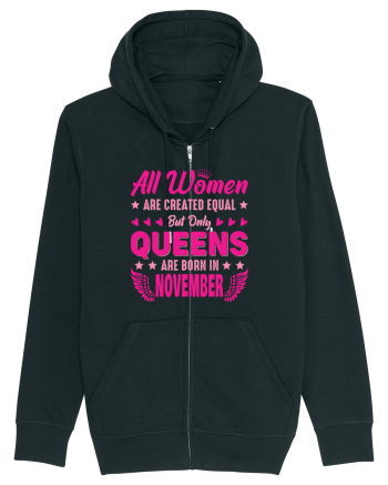 All Women Are Equal Queens Are Born In November Black