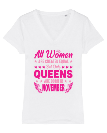 All Women Are Equal Queens Are Born In November White
