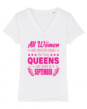 All Women Are Equal Queens Are Born In September White