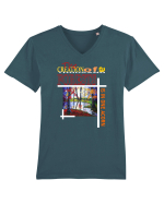 Art Tricou mânecă scurtă guler V Bărbat Presenter