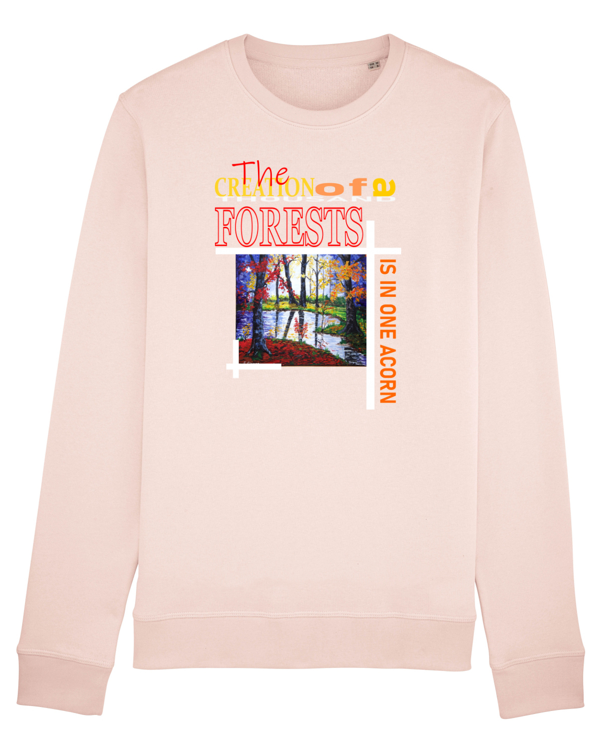 Bluză mânecă lungă Unisex Rise Candy Pink