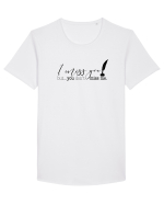 I Miss You Tricou mânecă scurtă guler larg Bărbat Skater