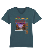 Landscape Tricou mânecă scurtă guler V Bărbat Presenter
