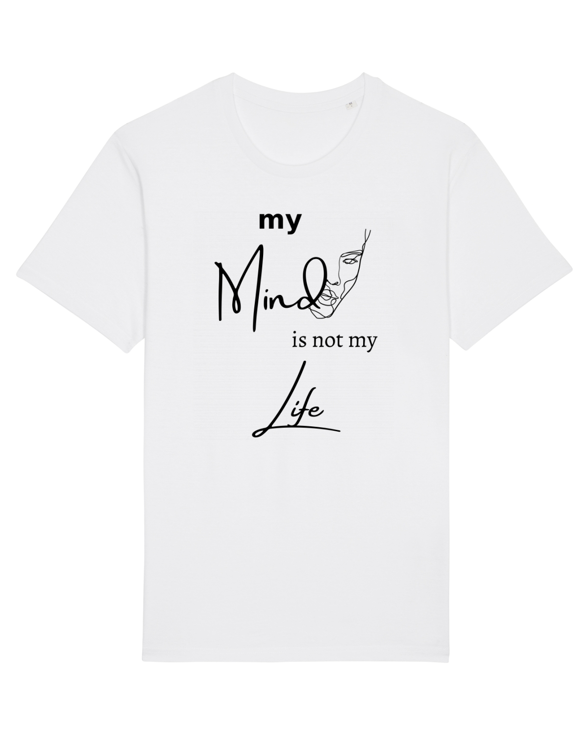 Tricou mânecă scurtă Unisex Rocker White
