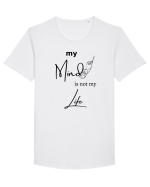 My Mind Is Not My Life Tricou mânecă scurtă guler larg Bărbat Skater