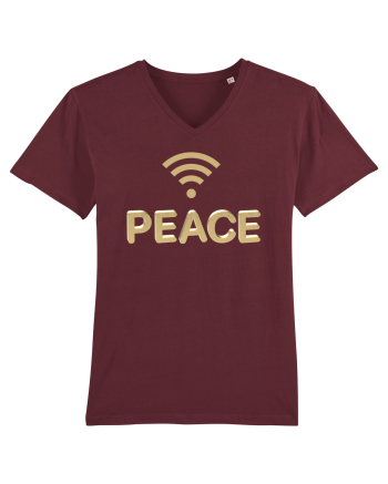 Peace Burgundy