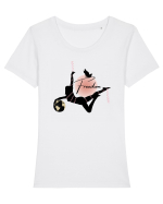 Freedom Tricou mânecă scurtă guler larg fitted Damă Expresser