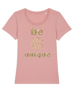 Be Unique Tricou mânecă scurtă guler larg fitted Damă Expresser