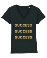 Success Tricou mânecă scurtă guler V Damă Evoker