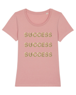 Success Tricou mânecă scurtă guler larg fitted Damă Expresser