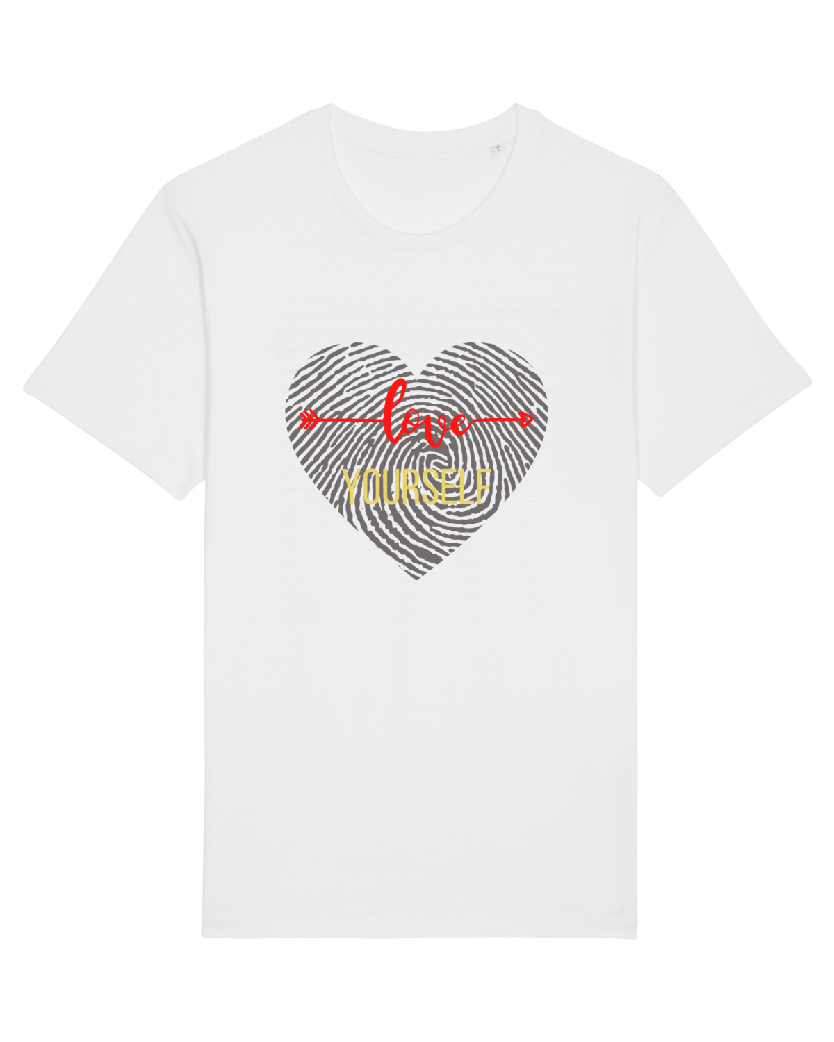 Tricou mânecă scurtă Unisex Rocker White