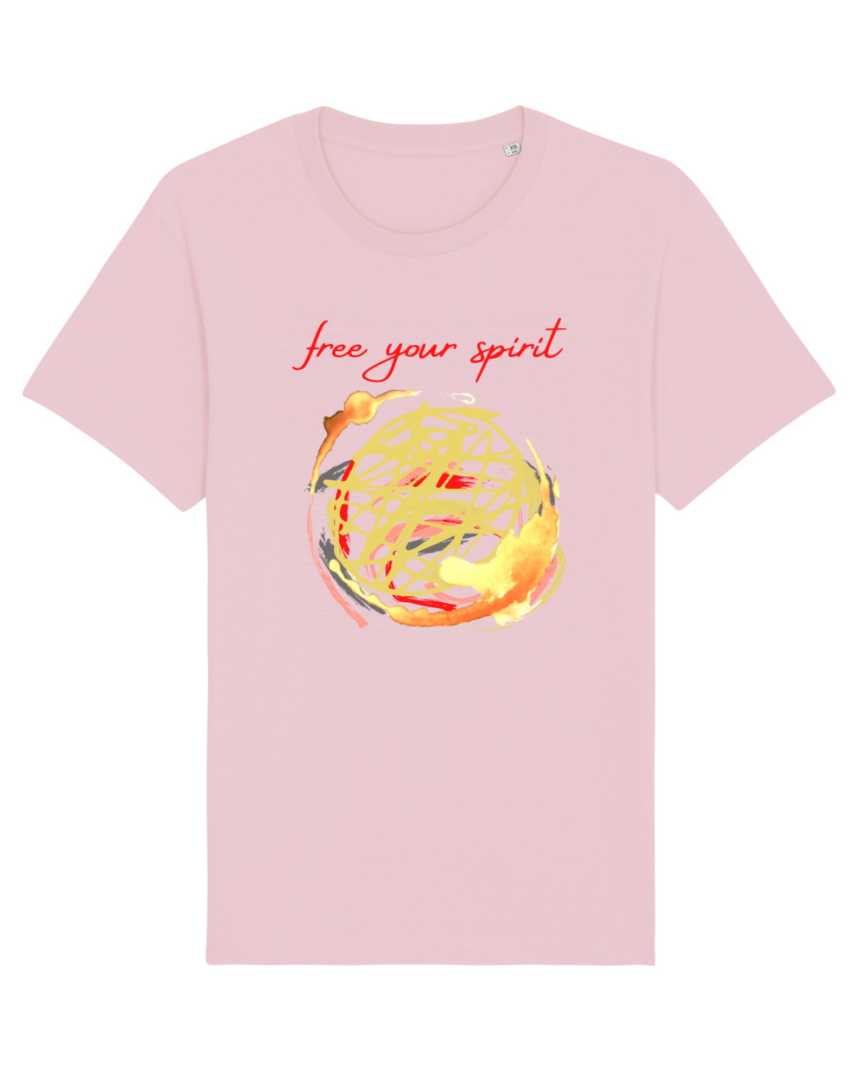 Tricou mânecă scurtă Unisex Rocker Cotton Pink