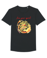 Free Your Spirit Tricou mânecă scurtă guler larg Bărbat Skater