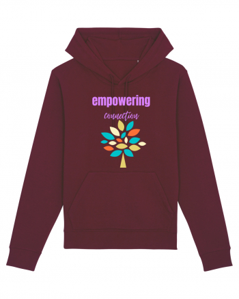 Empowering Connection Burgundy