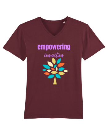 Empowering Connection Burgundy