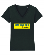 Empowered By Nature Tricou mânecă scurtă guler V Damă Evoker