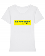 Empowered By Nature Tricou mânecă scurtă guler larg fitted Damă Expresser