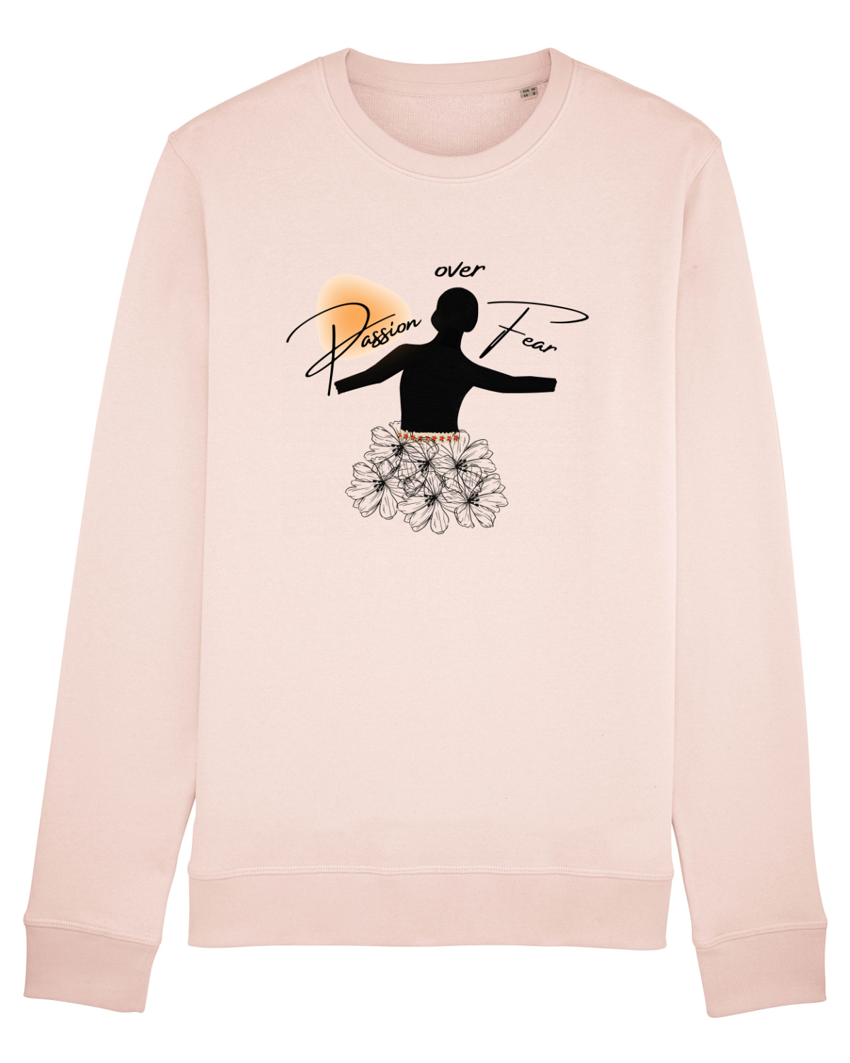 Bluză mânecă lungă Unisex Rise Candy Pink