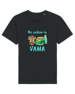 Ne Vedem In VAMA,Vacanta La Mare Tricou mânecă scurtă Unisex Rocker