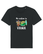 Ne Vedem In VAMA,Vacanta La Mare Tricou mânecă scurtă Unisex Rocker