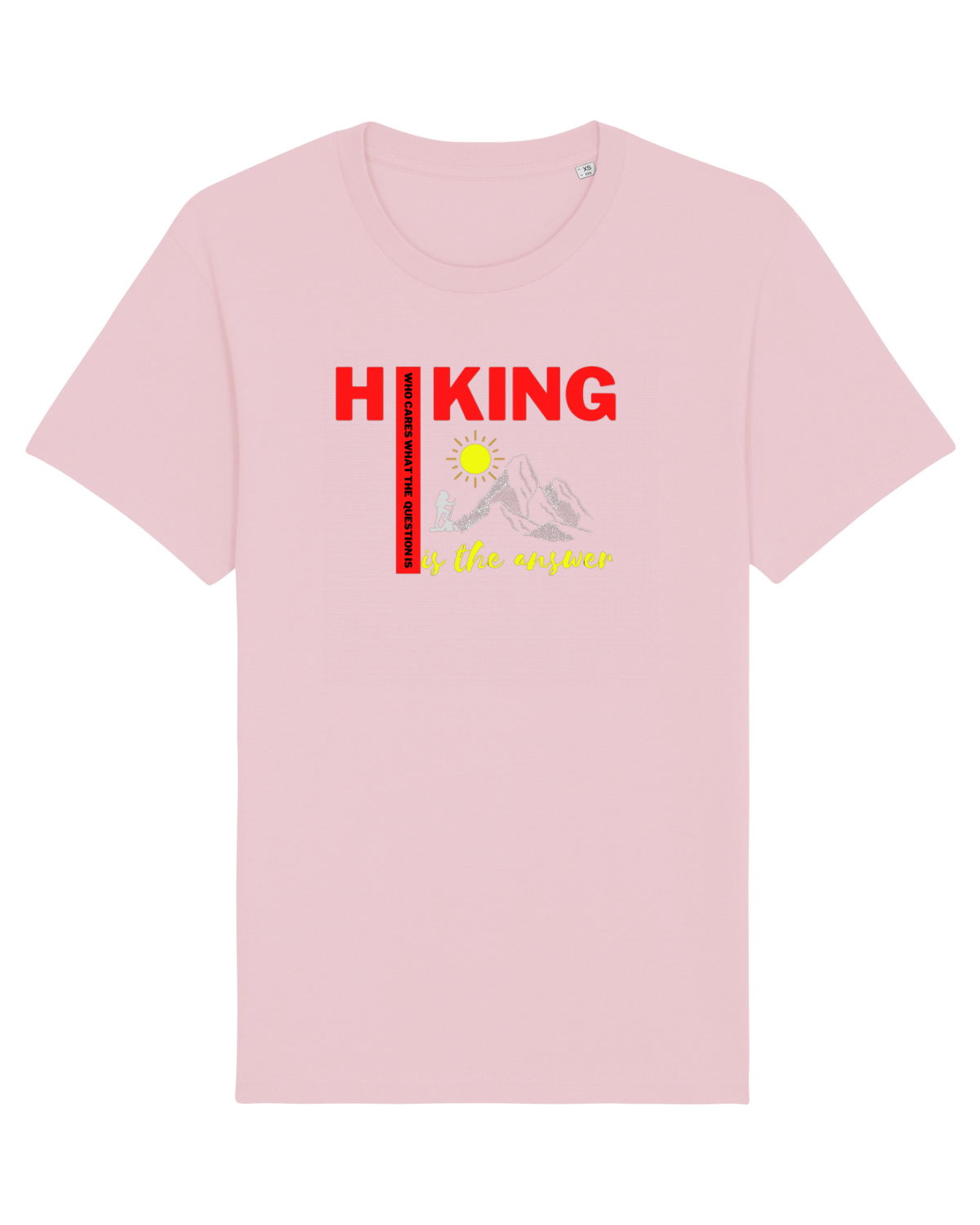 Tricou mânecă scurtă Unisex Rocker Cotton Pink