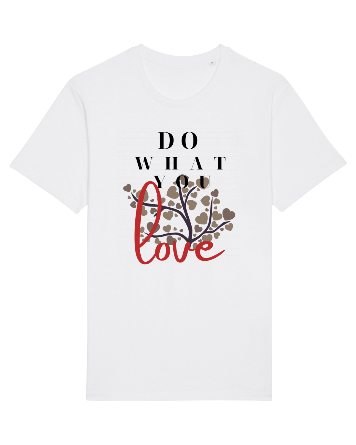 Tricou mânecă scurtă Unisex Rocker White
