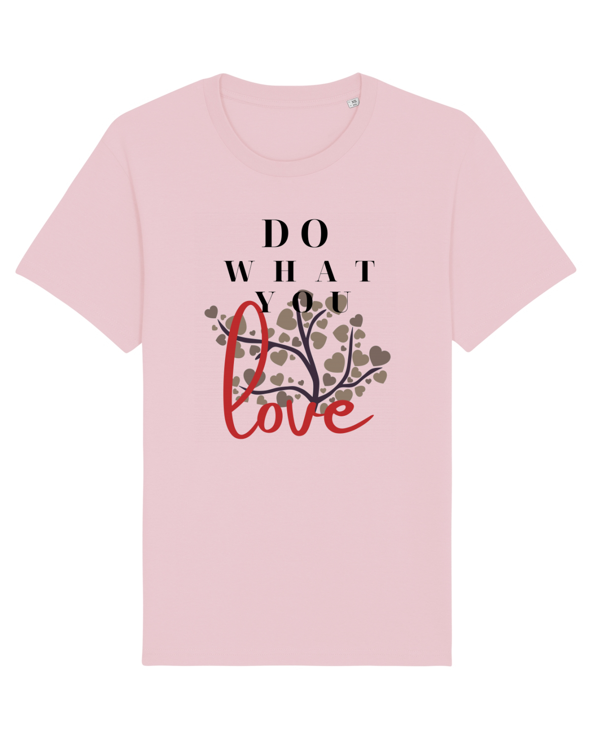 Tricou mânecă scurtă Unisex Rocker Cotton Pink