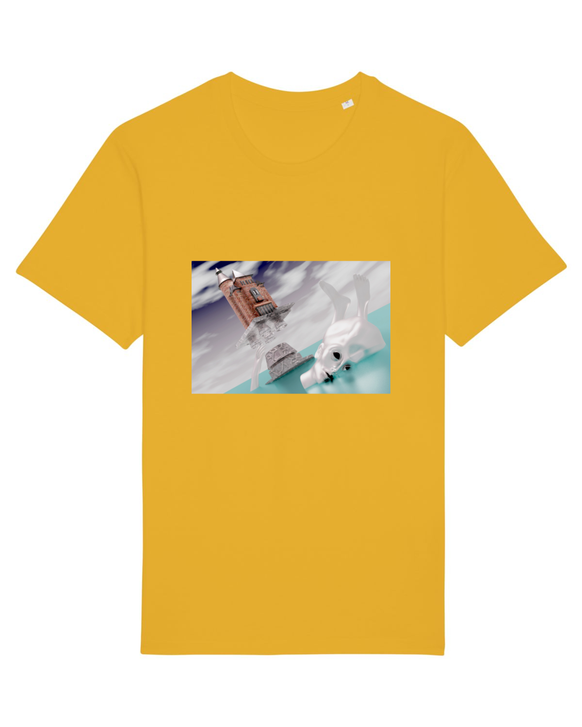 Tricou mânecă scurtă Unisex Rocker Spectra Yellow