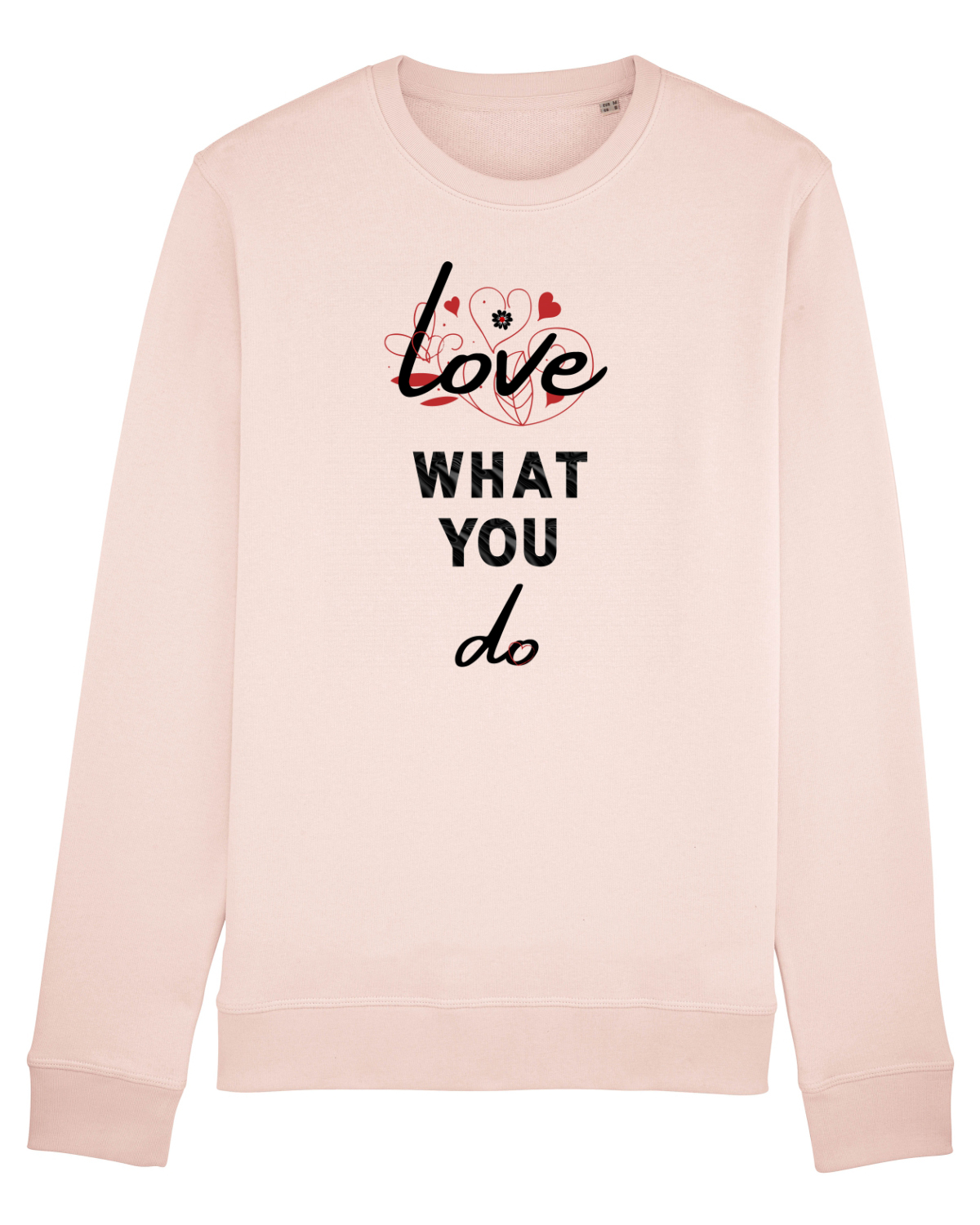 Bluză mânecă lungă Unisex Rise Candy Pink
