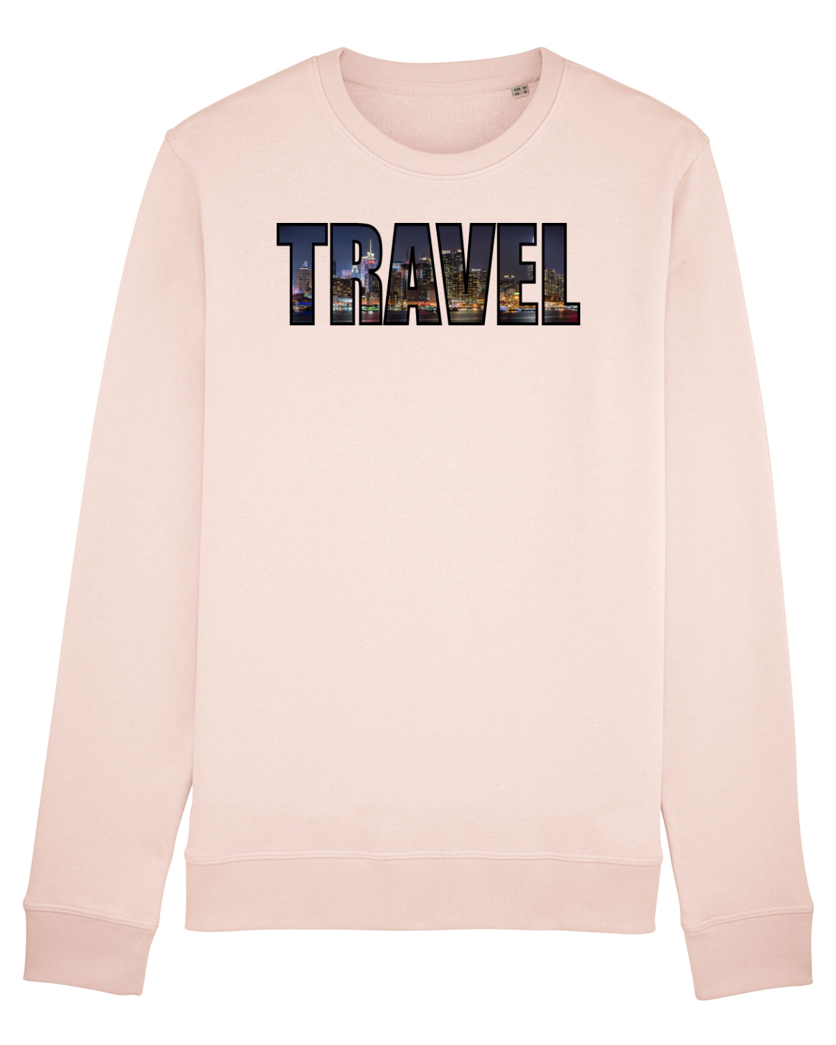 Bluză mânecă lungă Unisex Rise Candy Pink