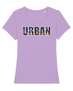 Urban Tricou mânecă scurtă guler larg fitted Damă Expresser