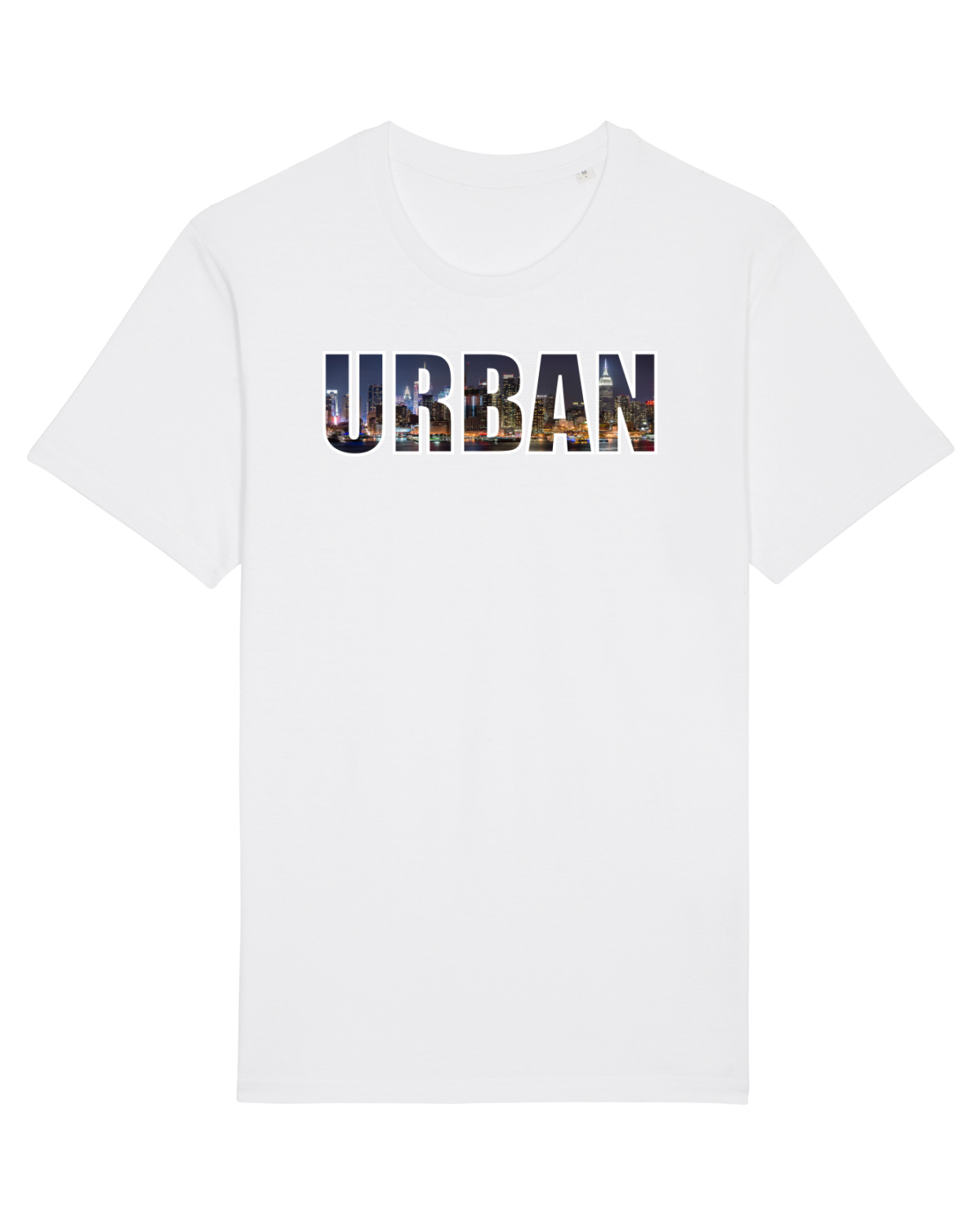 Tricou mânecă scurtă Unisex Rocker White