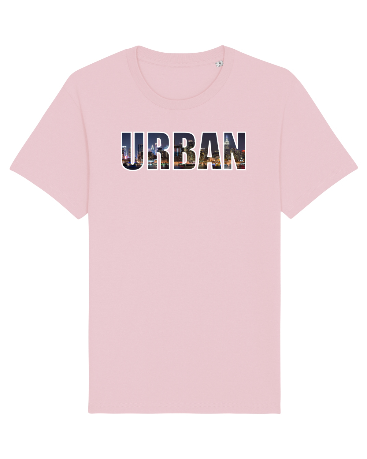 Tricou mânecă scurtă Unisex Rocker Cotton Pink