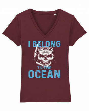 I Belong To The Ocean Burgundy