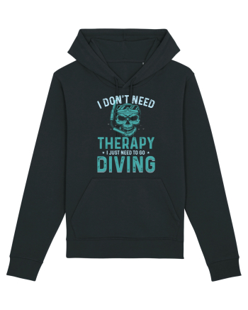 I Don't Need Therapy I Just Need To Go Diving Black