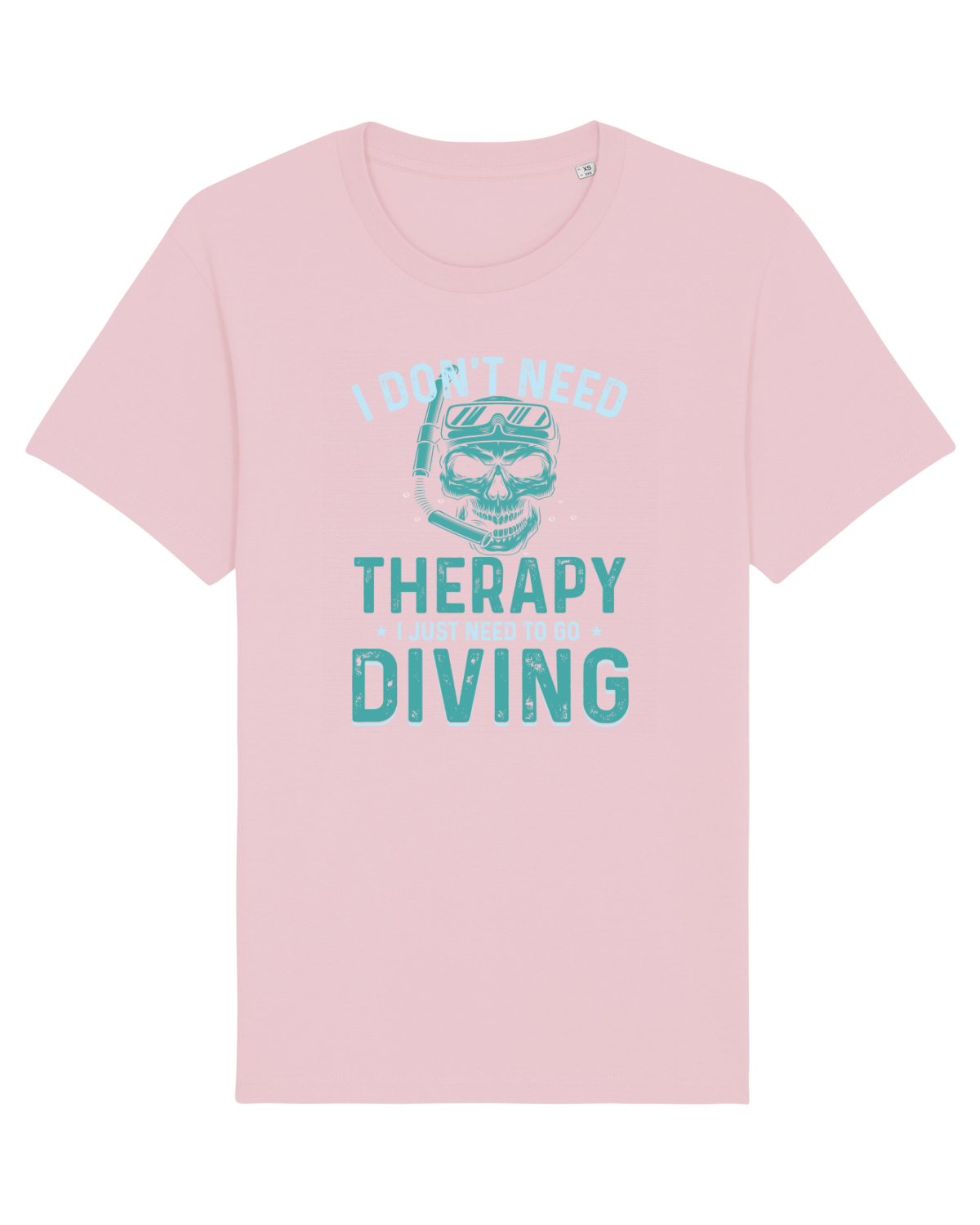 Tricou mânecă scurtă Unisex Rocker Cotton Pink