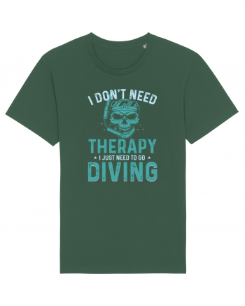 I Don't Need Therapy I Just Need To Go Diving Bottle Green