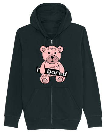 I'm Bored - Pink Teddy Bear Black