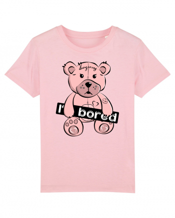 I'm Bored - Pink Teddy Bear Cotton Pink