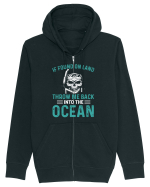 If Found On Land Throw Me Back Into The Ocean Hanorac cu fermoar Unisex Connector