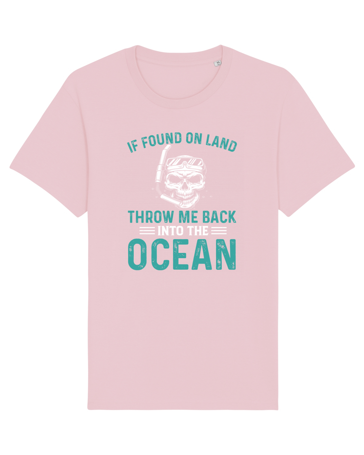 Tricou mânecă scurtă Unisex Rocker Cotton Pink