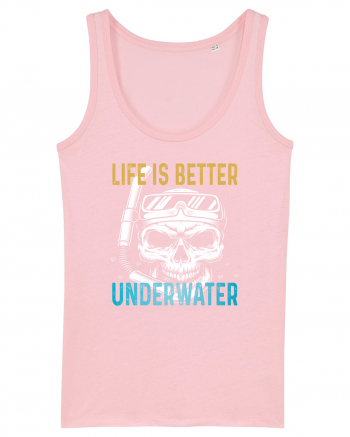 Life Is Better Underwater Cotton Pink